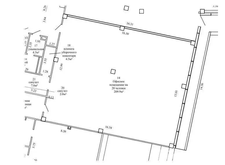 Снять офис на пр-т Победителей, д. 63/В в Минске, 20485BYN, код 16890 - фото 17