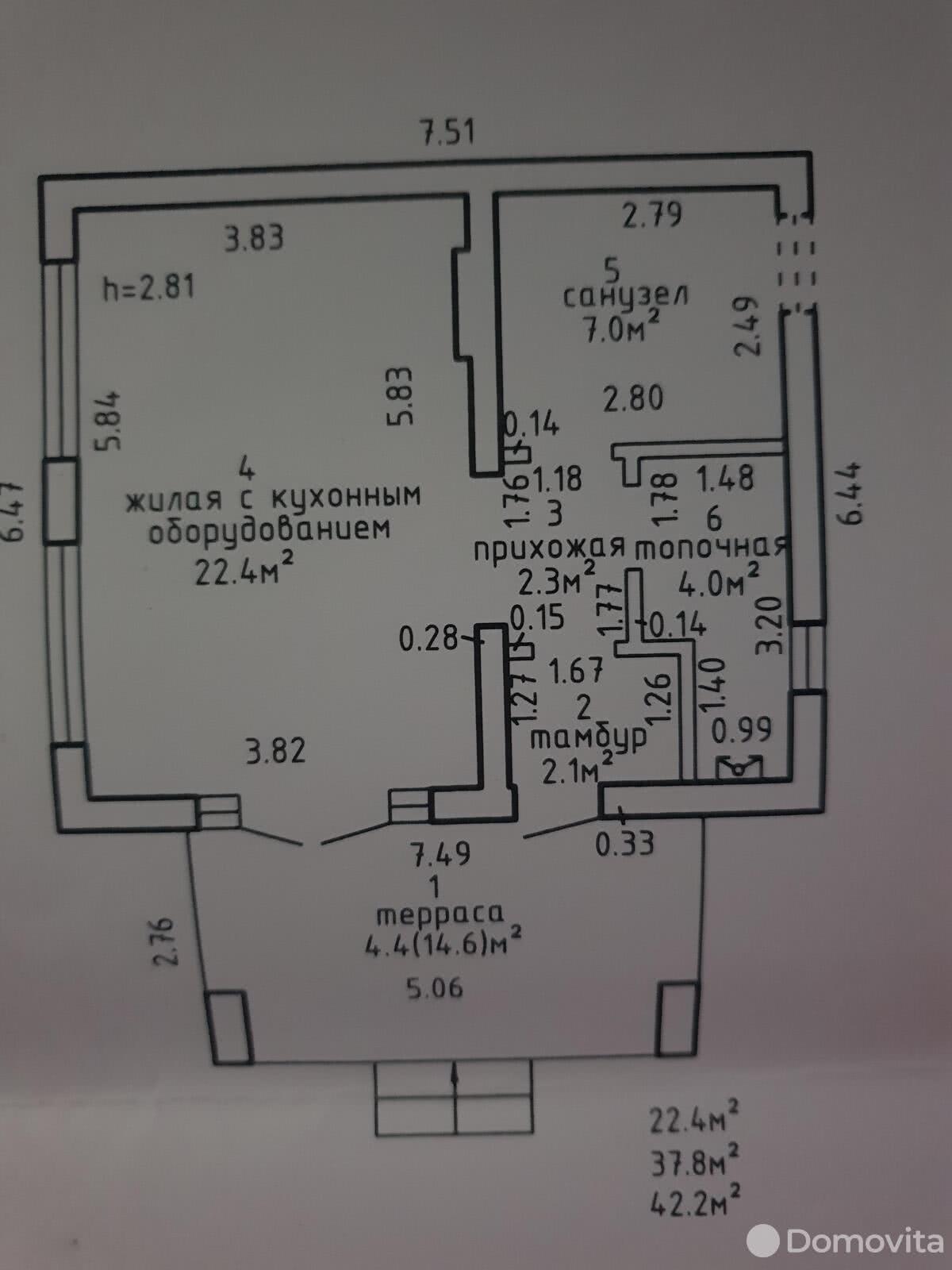 Продажа 1-этажного коттеджа в Хатежино, Минская область ул. Зелёная, д. 24, 93000USD, код 637648 - фото 2