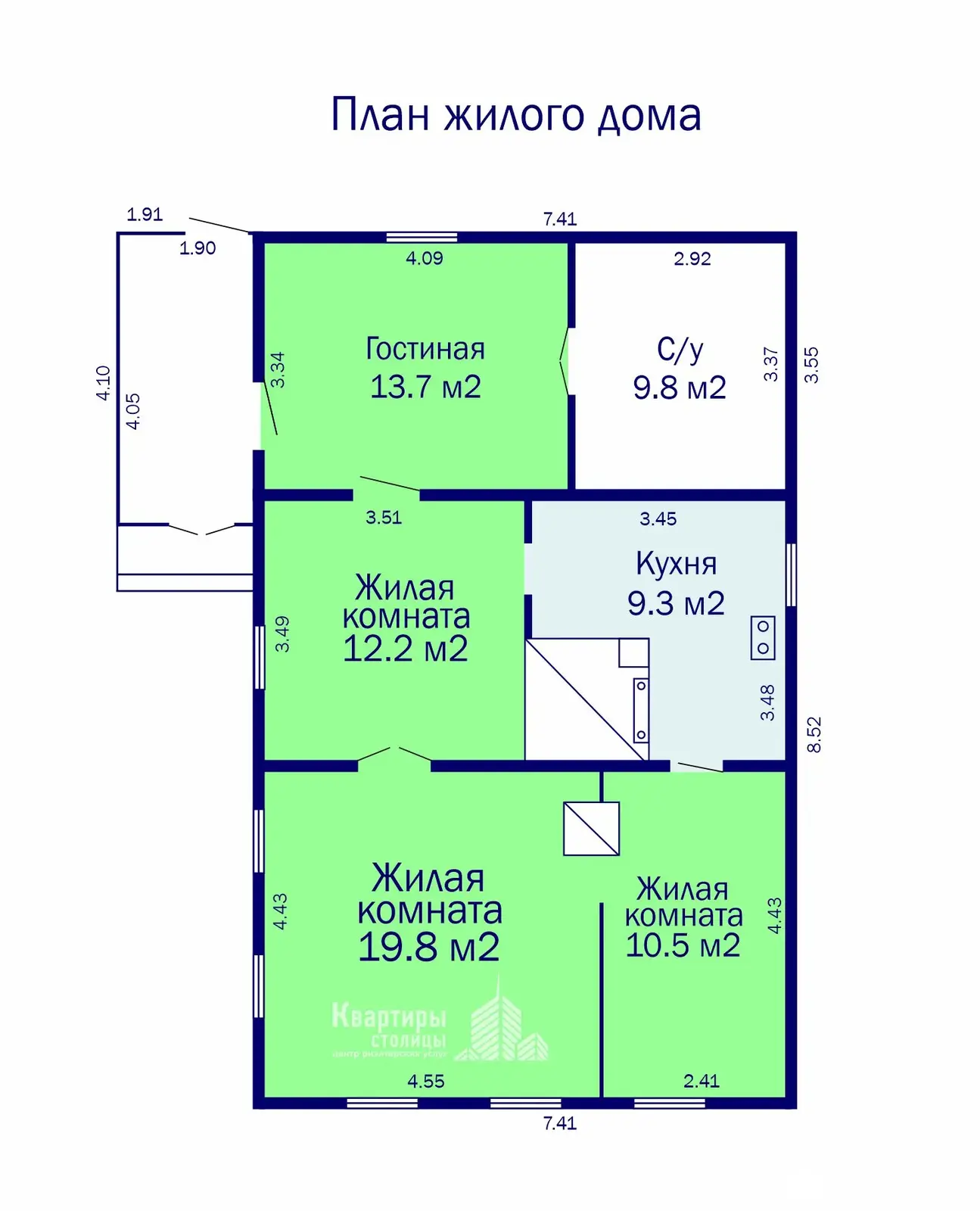 дом, Лесуны, ул. Молодёжная