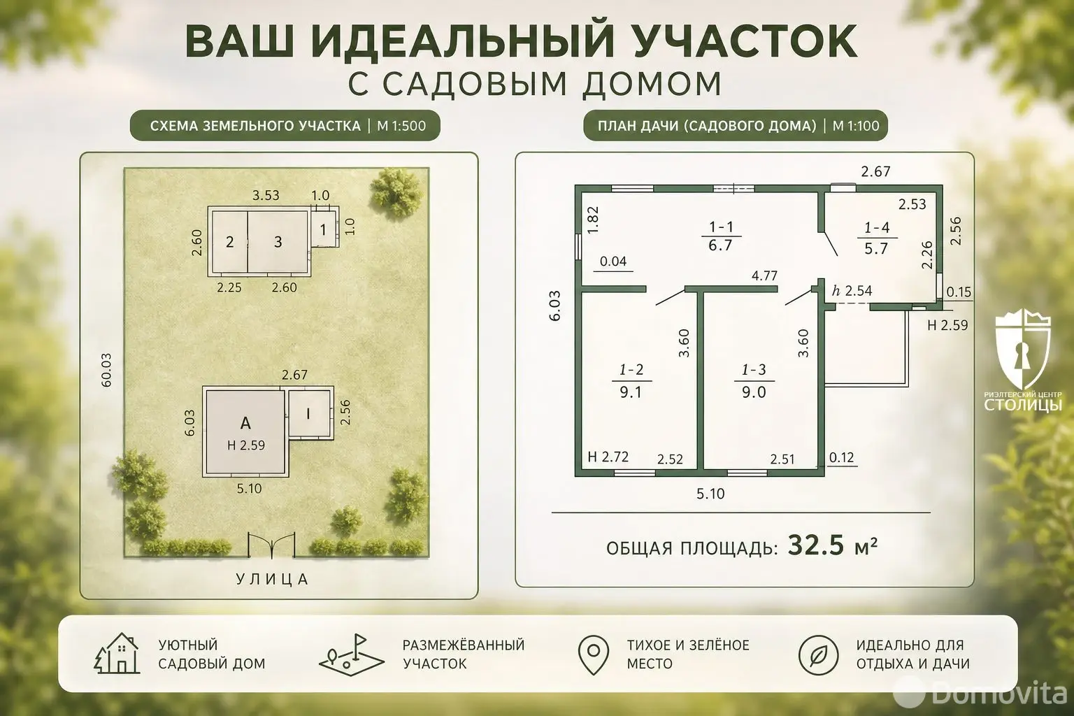 Стоимость продажи дачи, Аэрофлот, д. 22