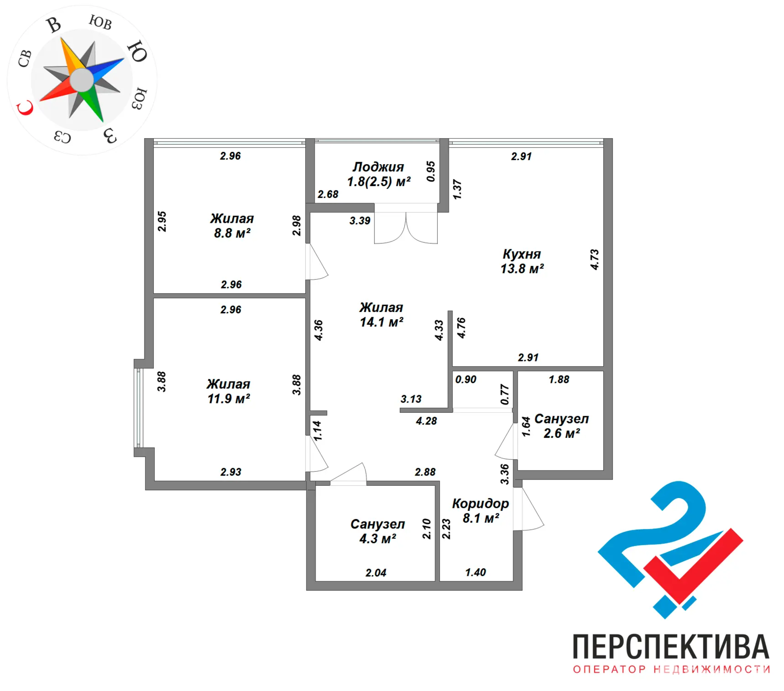 Снять 3-комнатную квартиру в Минске, ул. Брилевская, д. 31, 1000USD, код 147807 - фото 31