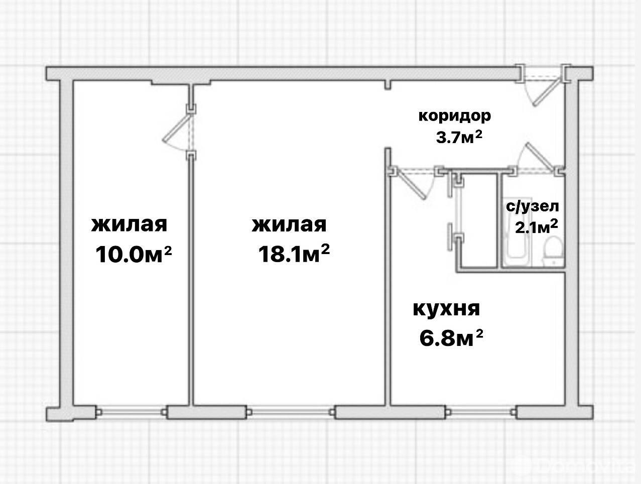 квартира, Барановичи, ул. Кооперативная, д. 5, стоимость продажи 56 015 р.