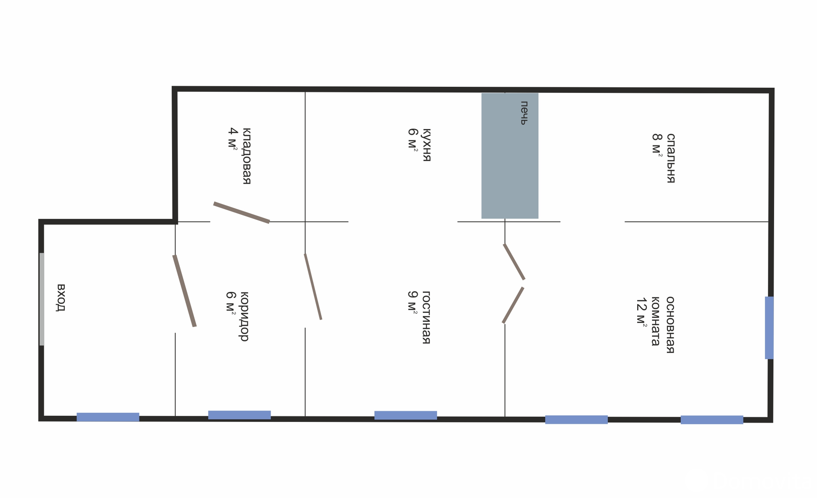 дом, Зубревичи, ул. Озёрная