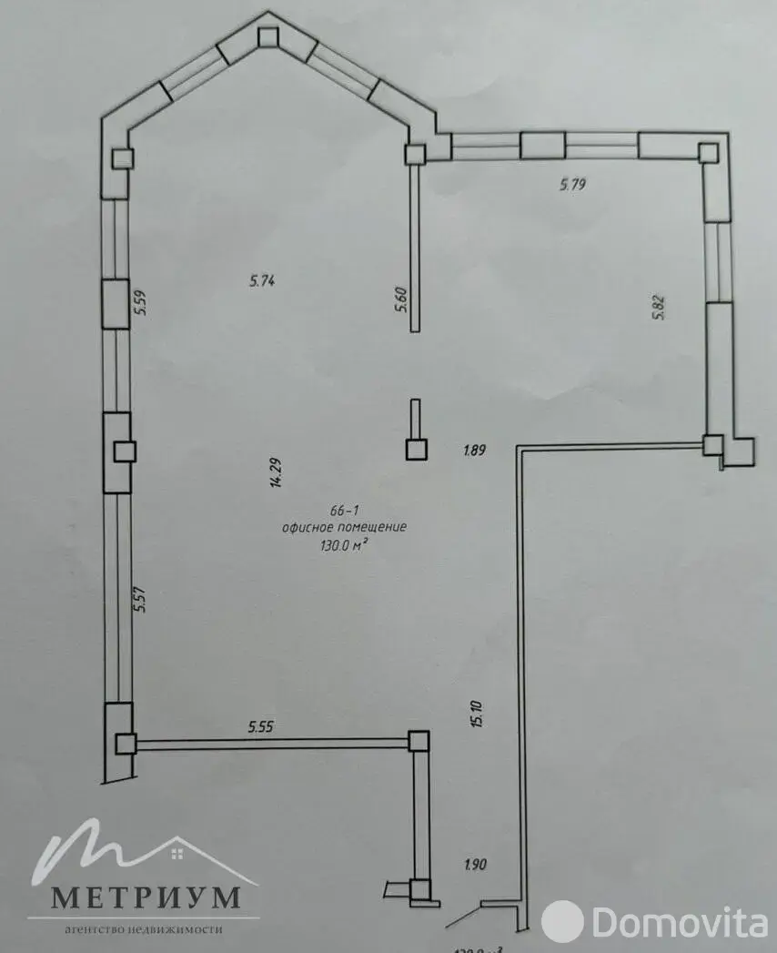 Стоимость аренды офиса, Минск, ул. Карла Либкнехта, д. 66