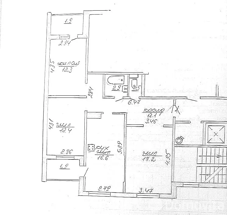 Купить комнату в Гродно, пр-т Клецкова, д. 21, цена 28000 USD, код 7679 - фото 11