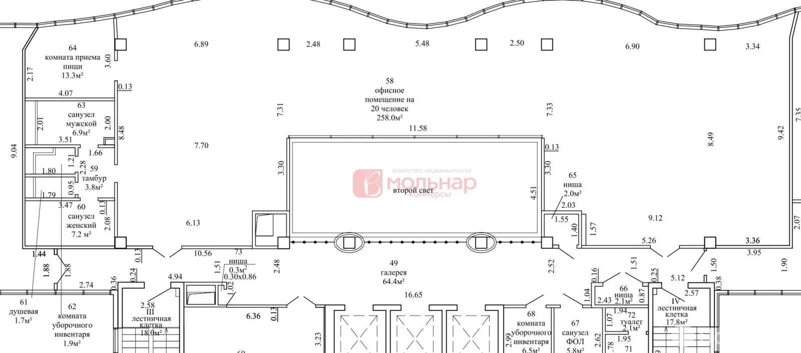 Снять офис на пр-т Победителей, д. 63В в Минске, 5270EUR, код 14256 - фото 11