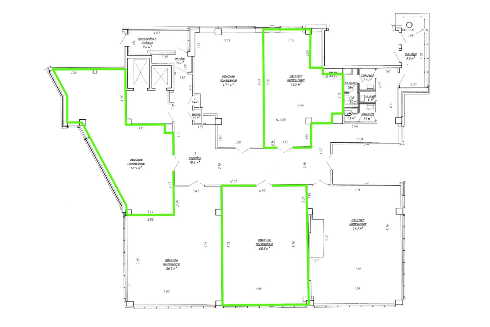 Аренда офиса на Логойский тр-т, д. 37 в Минске, 1274BYN, код 14974 - фото 22
