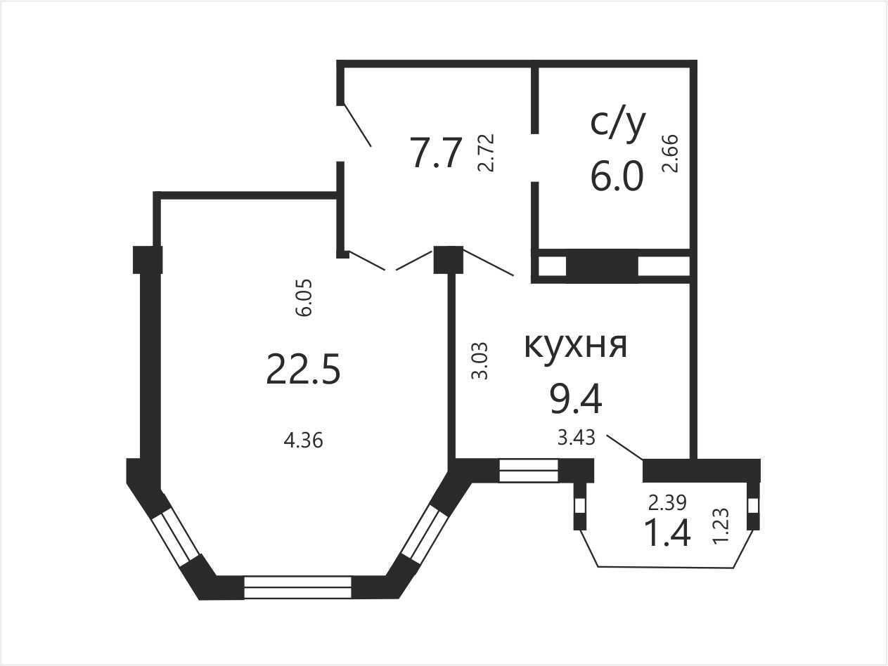 квартира, Минск, ул. Алибегова, д. 14 - лучшее предложение