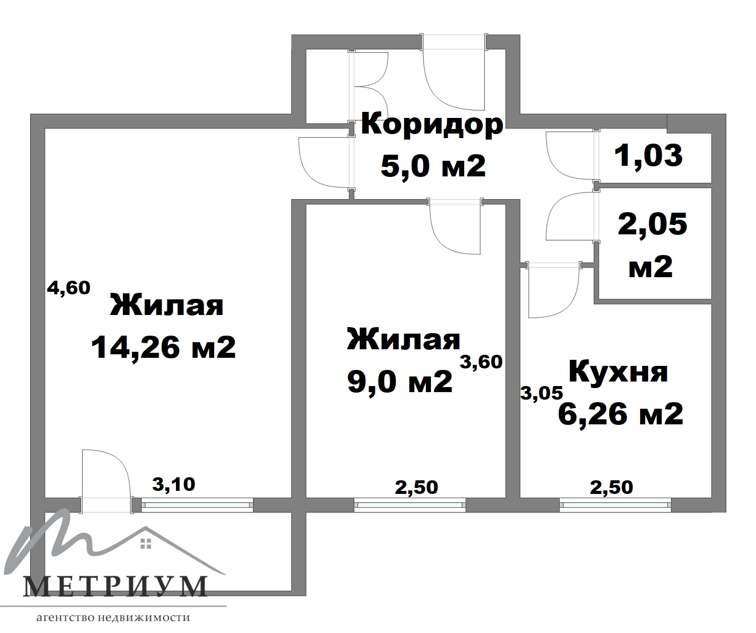 Купить 2-комнатную квартиру в Минске, ул. Плеханова, д. 36, 59000 USD, код: 1038961 - фото 1