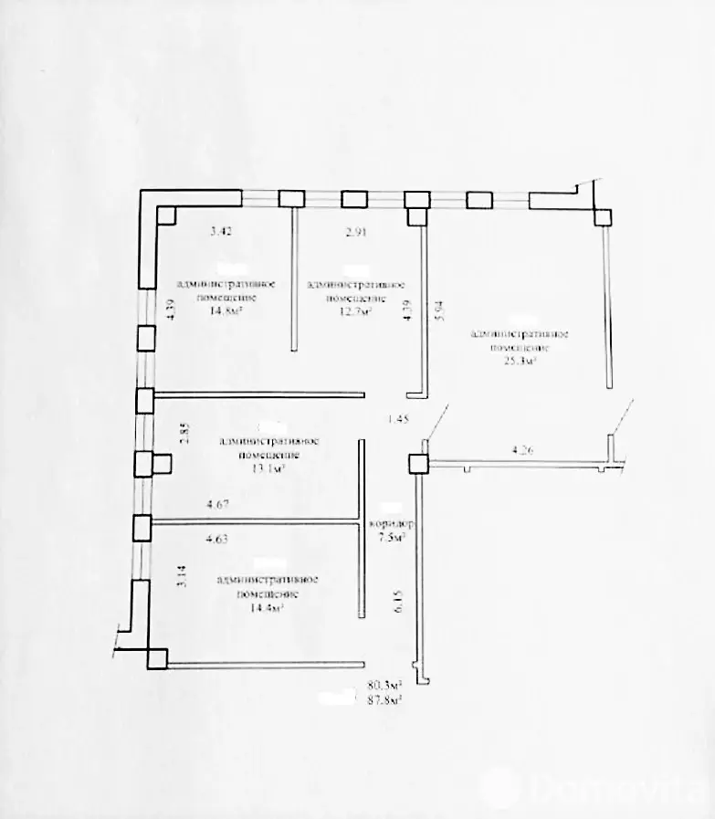 Купить офис на пер. Некрасова, д. 114 в Минске, 85300USD, код 9170 - фото 7