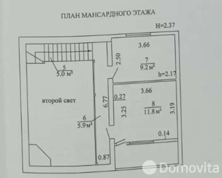 Продажа 3-этажной дачи в Бодрость-84 Минская область, 289000BYN, код 186424 - фото 35