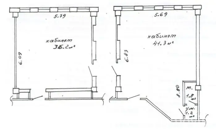 Помещение под сферу услуг в Минске, ул. Тимирязева, д. 65/б, код 3828 - фото 2