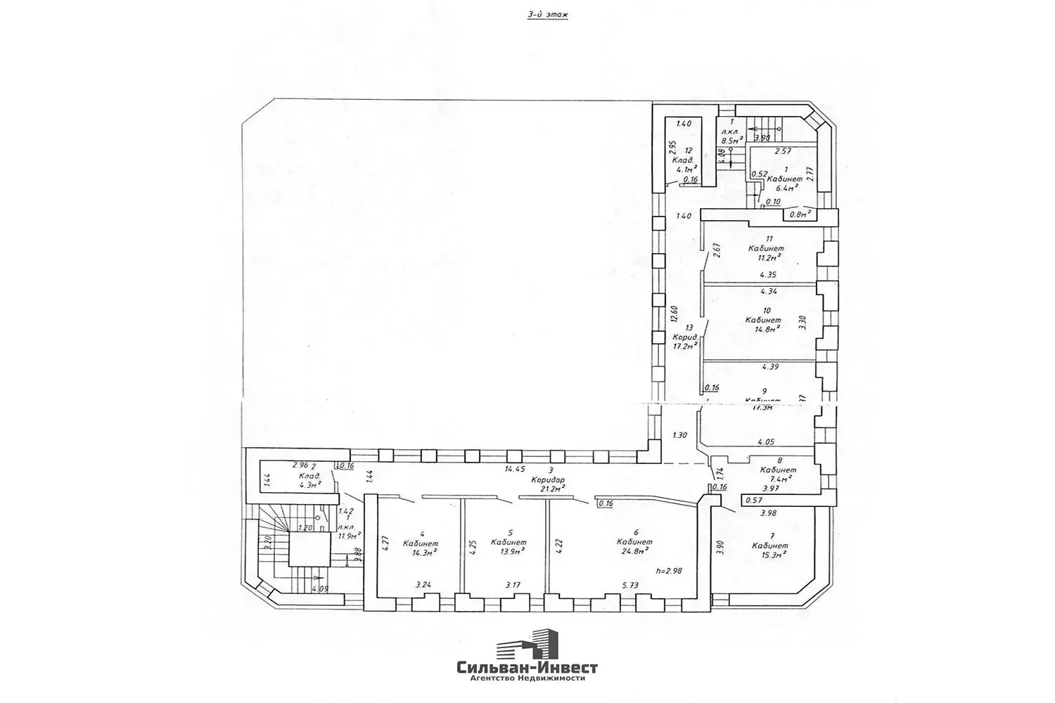 Купить офис на ул. Дзержинского, д. 7 в Барановичах, 341610USD, код 9099 - фото 34