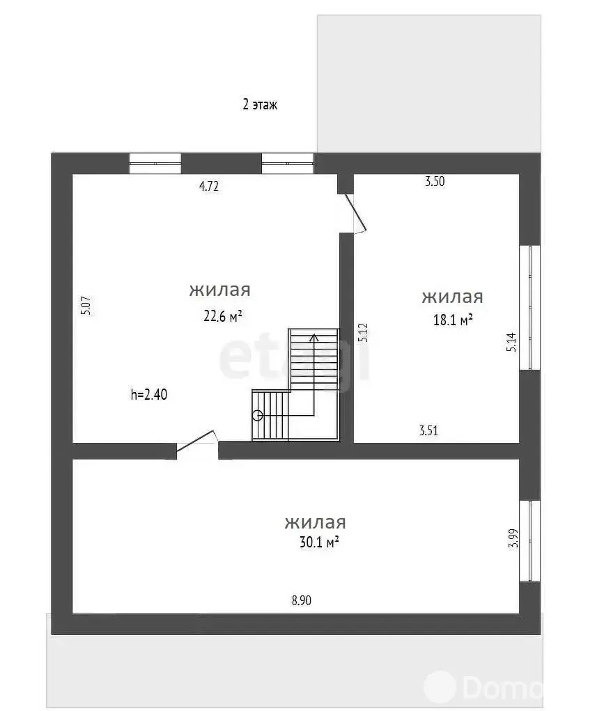 Купить 2-этажную дачу в Березке Могилевская область, 49500USD, код 183632 - фото 17