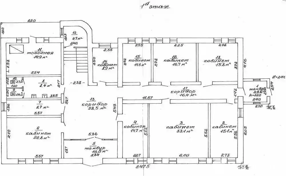 Купить офис на ул. Добрушская, д. 49 в Гомеле, 555000BYN, код 10610 - фото 7