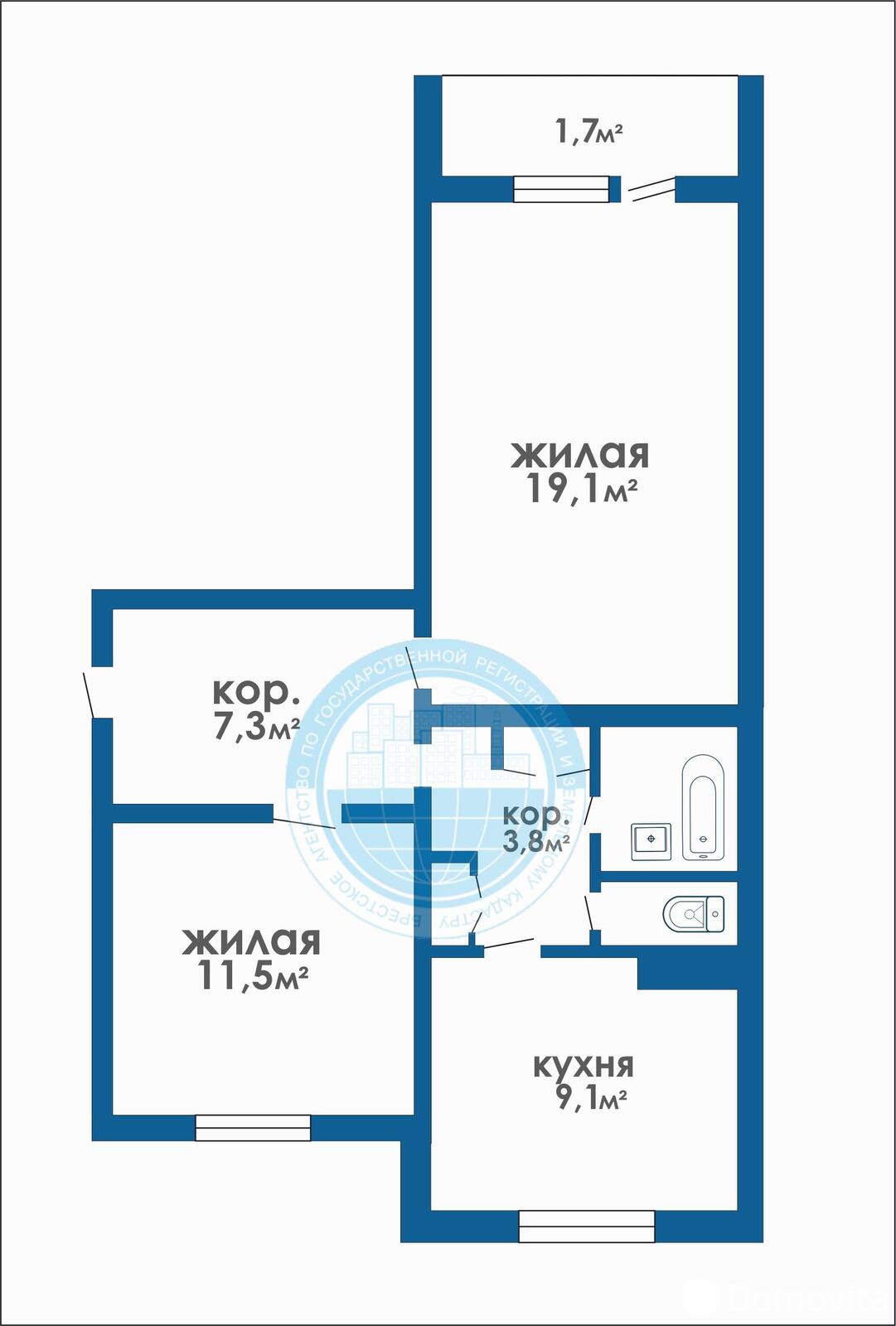 квартира, Лесная, ул. 17 Сентября, д. 3 - лучшее предложение