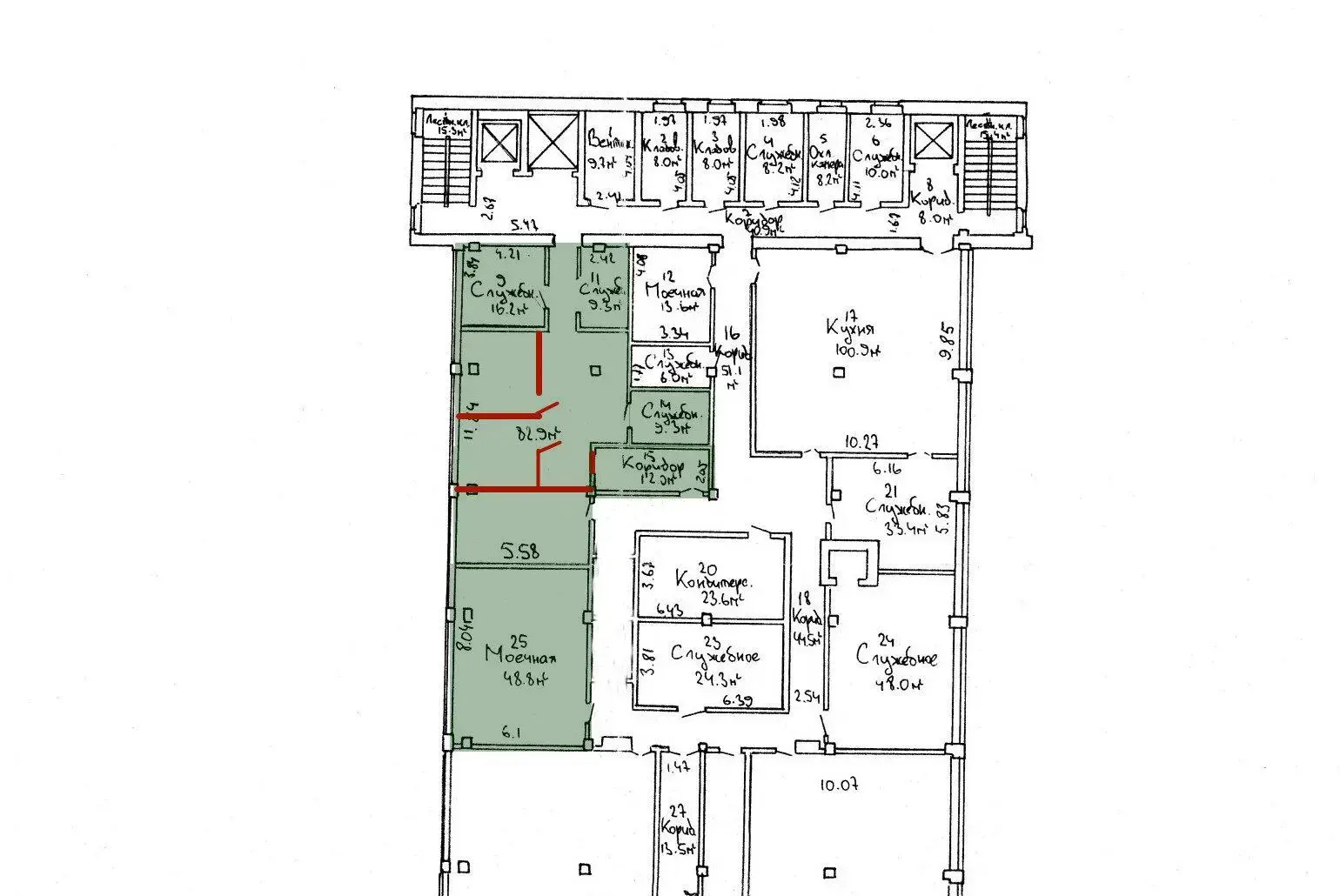 Аренда офиса на ул. Киселева, д. 12 в Минске, 2724BYN, код 15845 - фото 2