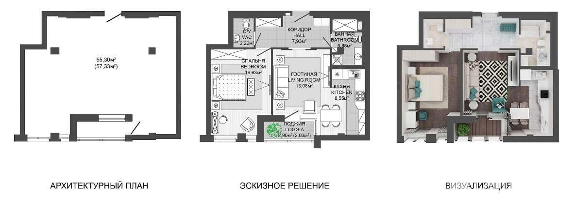 Продажа 2-комнатной квартиры в Минске, ул. Петра Мстиславца, д. 10, 103320 EUR, код: 1021230 - фото 3