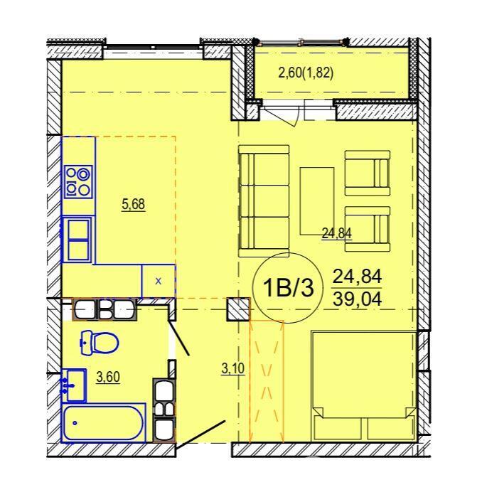 Стоимость продажи квартиры, Минск, ул. Кузьмы Минина, д. 6