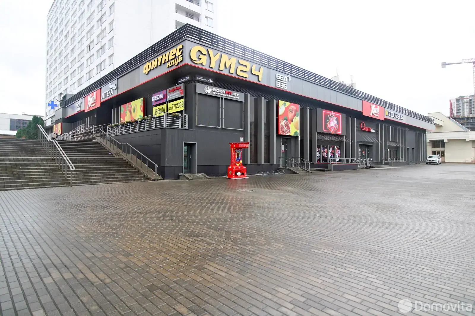 Стоимость аренды торгового объекта, Минск, ул. Притыцкого, д. 23/А