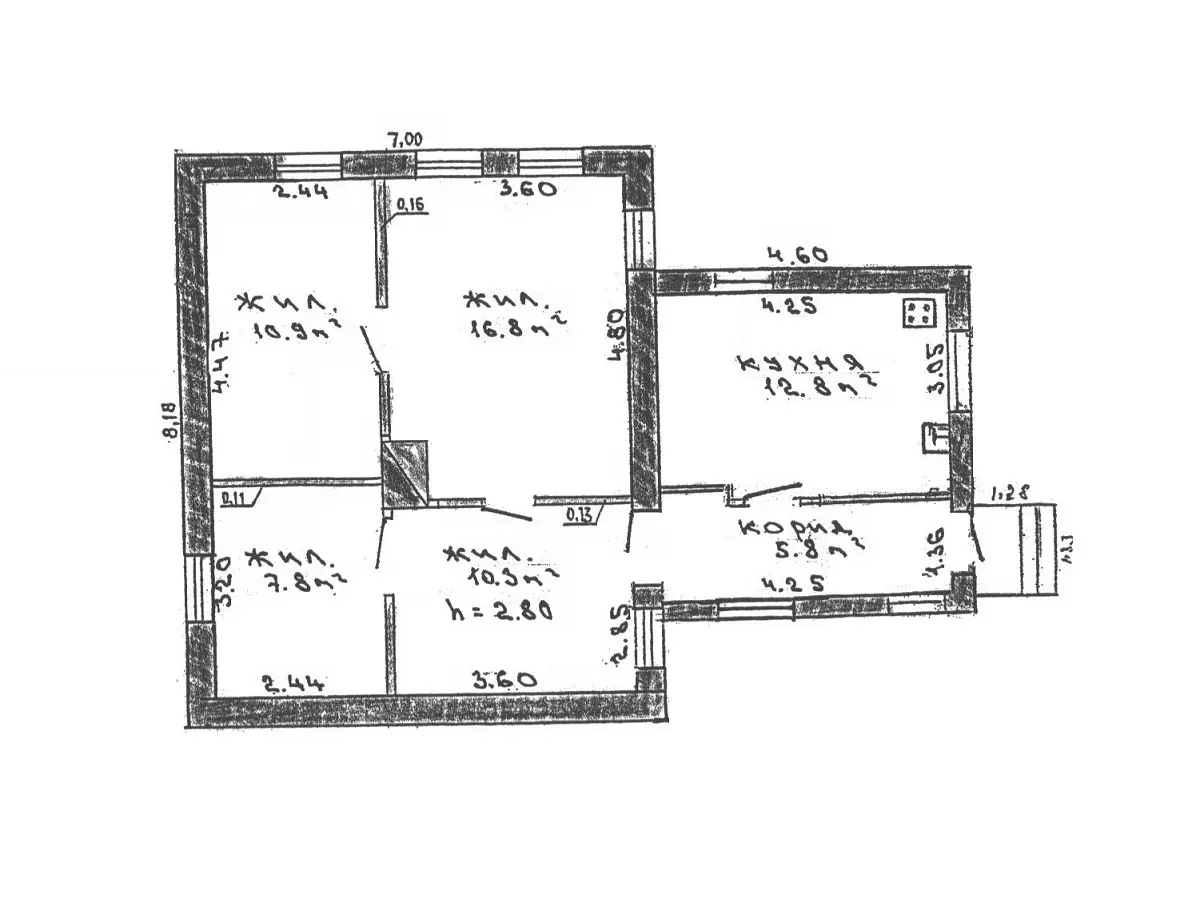 Цена продажи коттеджа, Речица, пер. Заслонова