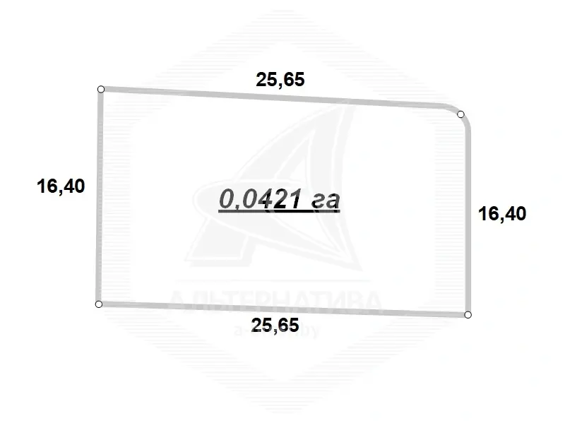 Цена продажи участка, Мирное, 