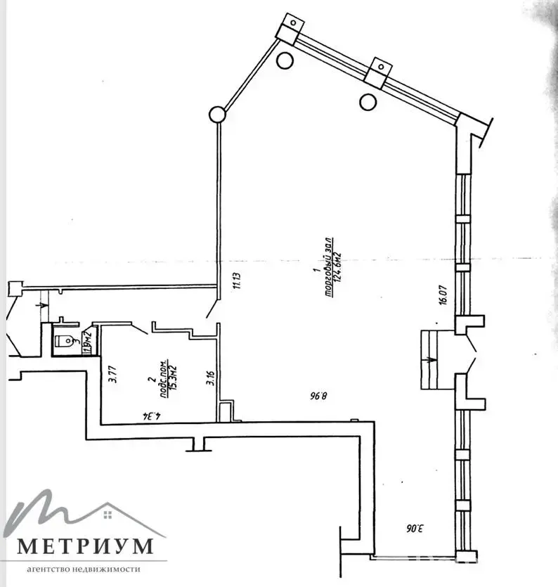 Аренда торгового помещения на ул. Чкалова, д. 20 в Минске, 1418EUR, код 966806 - фото 15