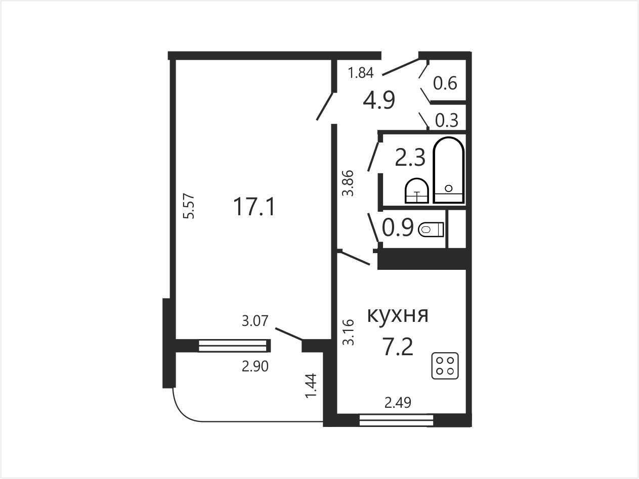 купить квартиру, Минск, ул. Слободская, д. 117