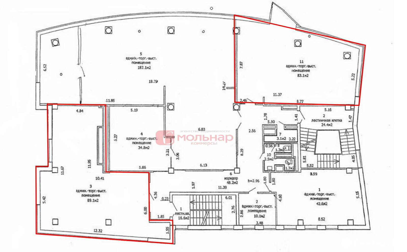 Аренда офиса на ул. Максима Богдановича, д. 153Б в Минске, 2227BYN, код 11968 - фото 15