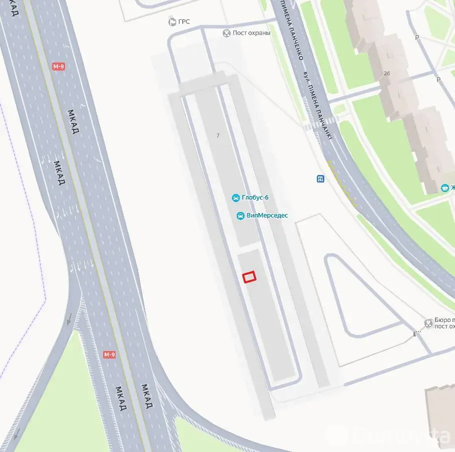 Цена продажи гаража, Минск, ул. Пимена Панченко, д. 7