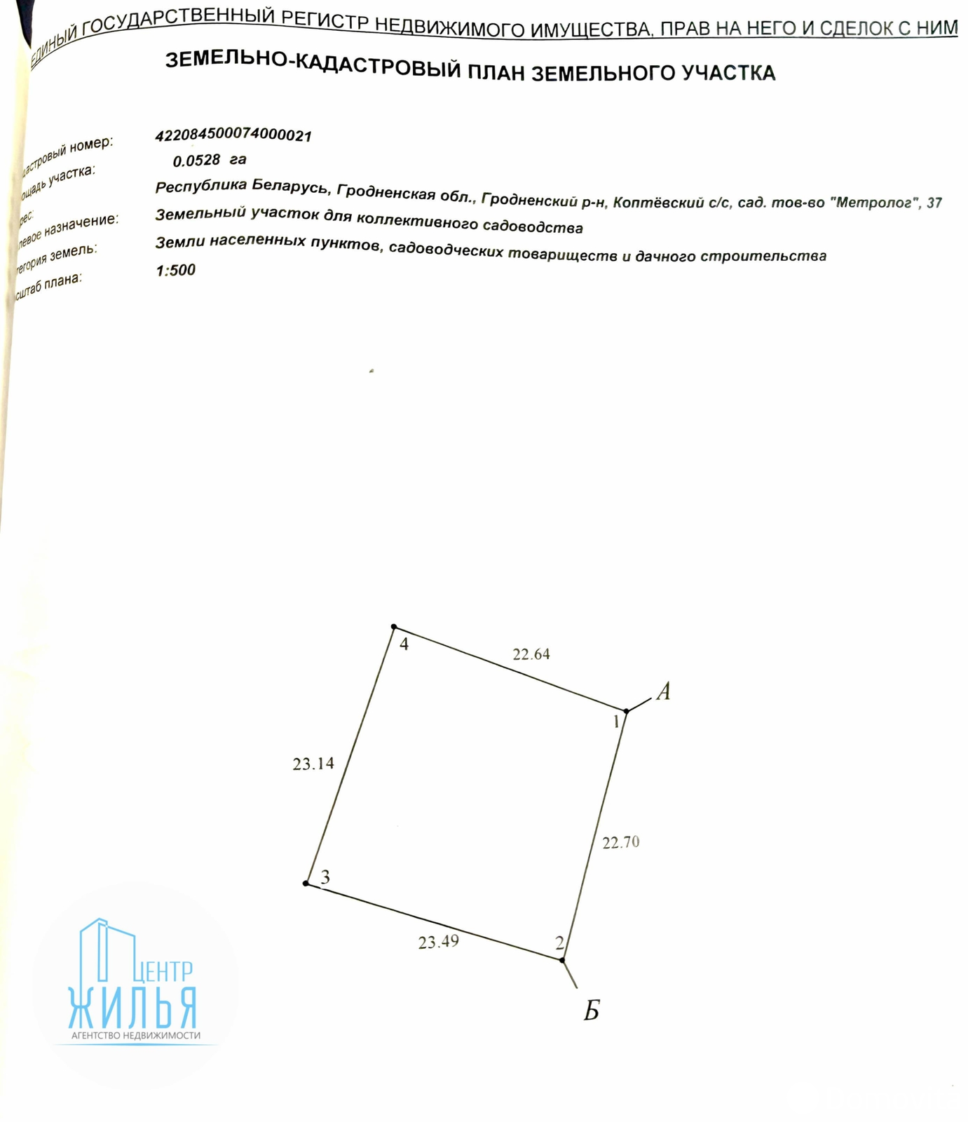 участок, Метролог,