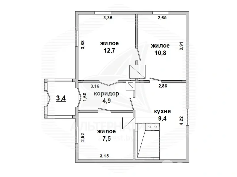 дом, Теляки,