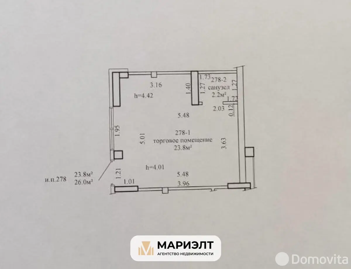 Купить торговое помещение на ул. Игоря Лученка, д. 30 в Минске, 79900USD, код 998993 - фото 19