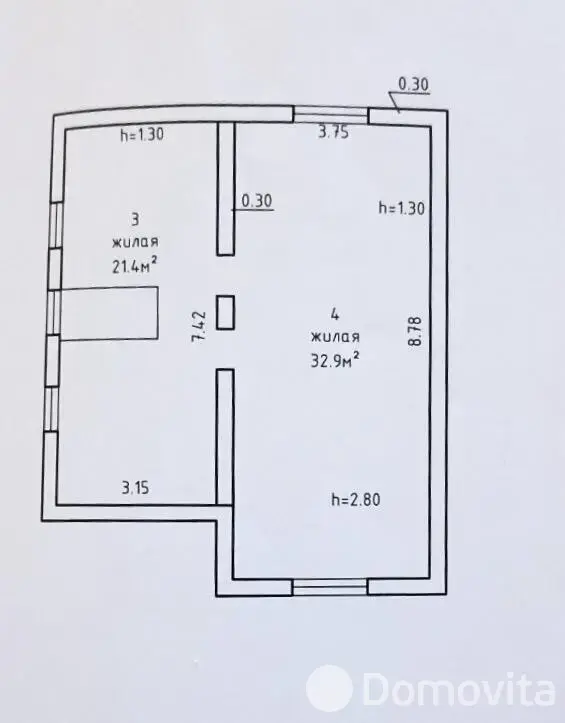 коттедж, Плашево, ул. Центральная, стоимость продажи 339 808 р.