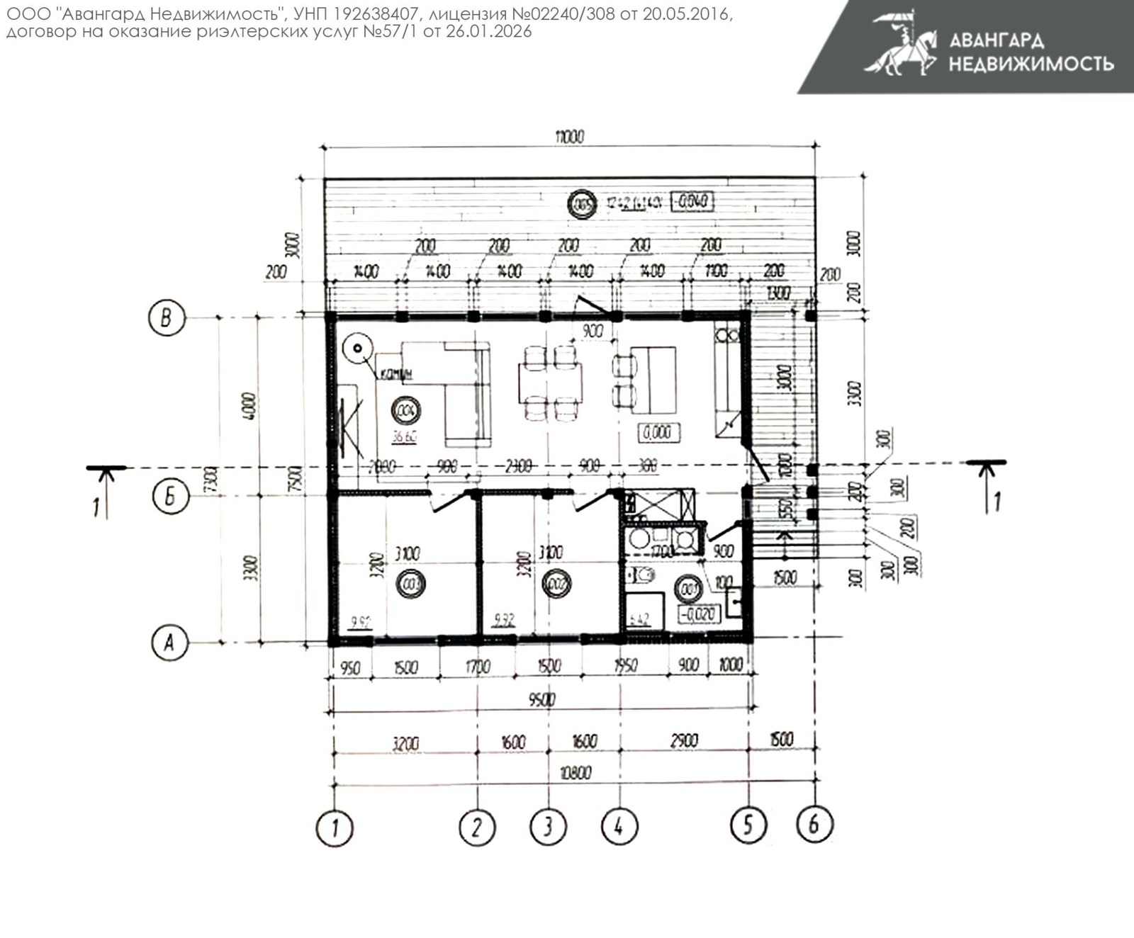 коттедж, Любяча, ул. Центральная 