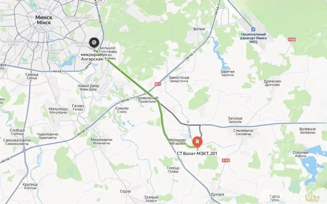 участок, Волат - МЗКТ, д. 201 