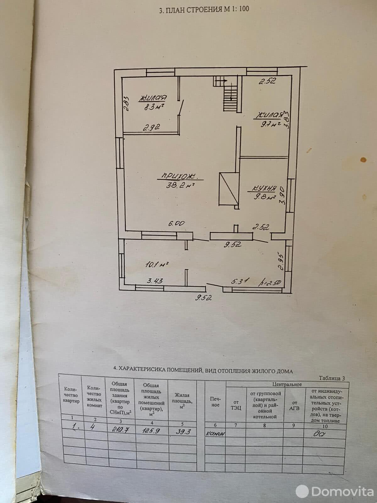 Стоимость продажи дома, Крупки, Кирова п., д. 8