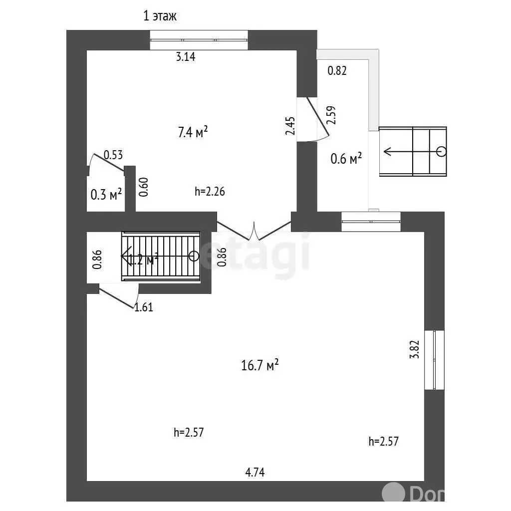 Продажа 2-этажной дачи в ВЕРАС-91 Минская область, 63000BYN, код 185912 - фото 19
