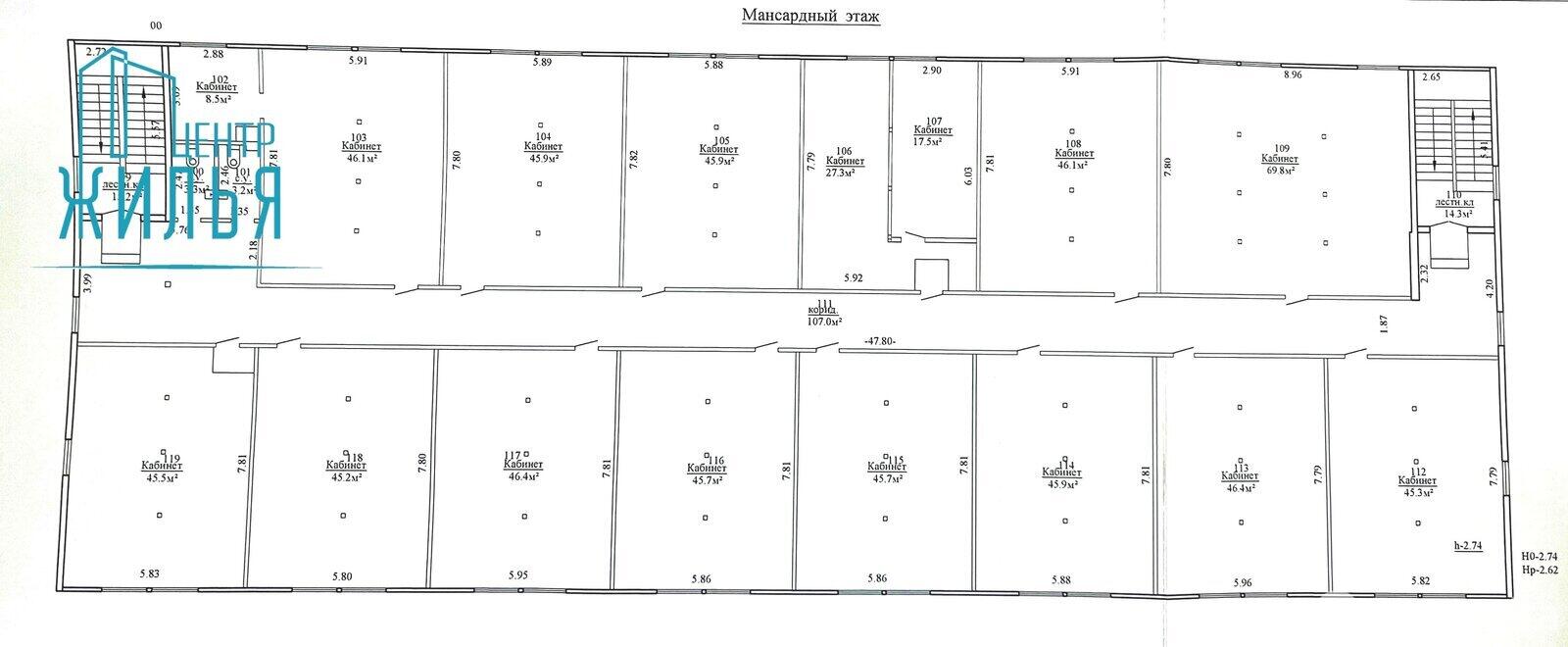 Снять офис на ул. Суворова, д. 127 в Гродно, 405BYN, код 11497 - фото 11