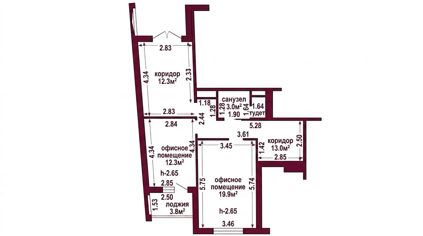 Снять офис на ул. Виктора Глухова, д. 30 в Гродно, 1400BYN, код 17166 - фото 9