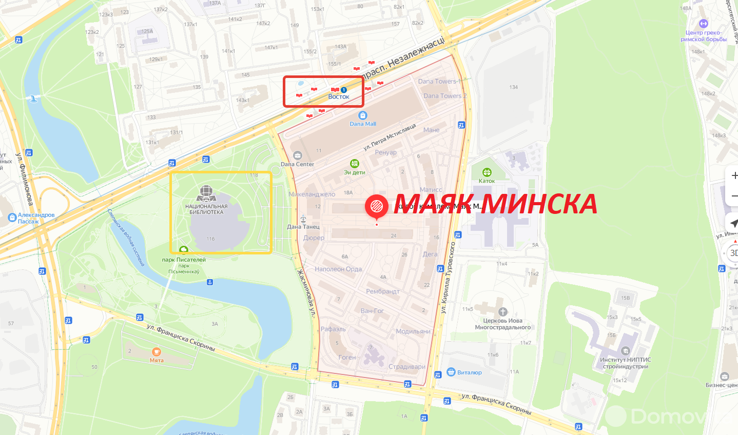 квартира, Минск, ул. Петра Мстиславца, д. 10 на ст. метро Восток