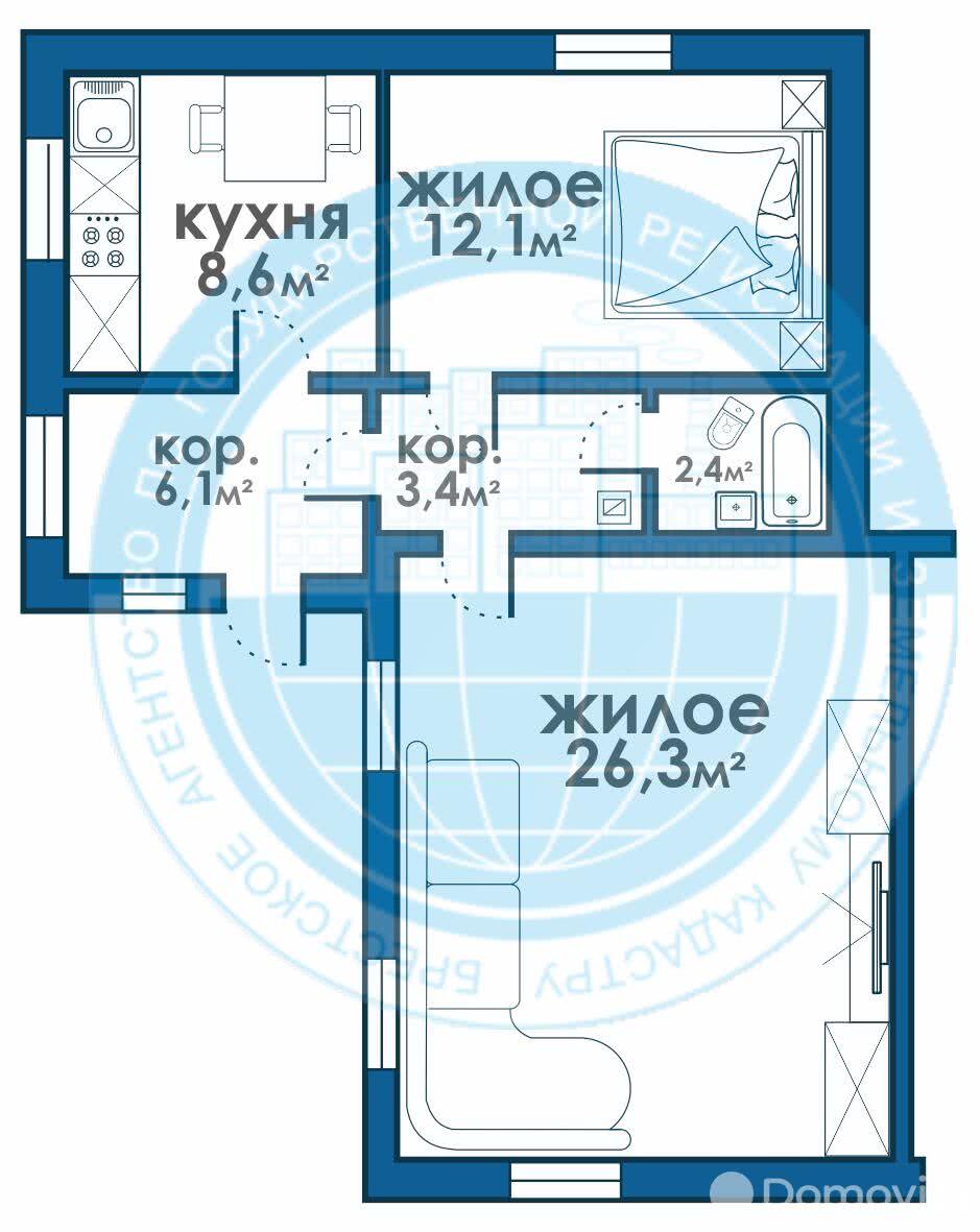 Цена продажи квартиры, Барановичи, пер. Вишнёвый 2-й, д. 39