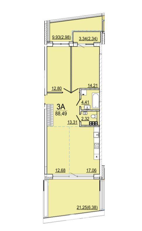 Продажа 3-комнатной квартиры в Минске, ул. Нововиленская, д. 10/1, 247772 USD, код: 1089469 - фото 2