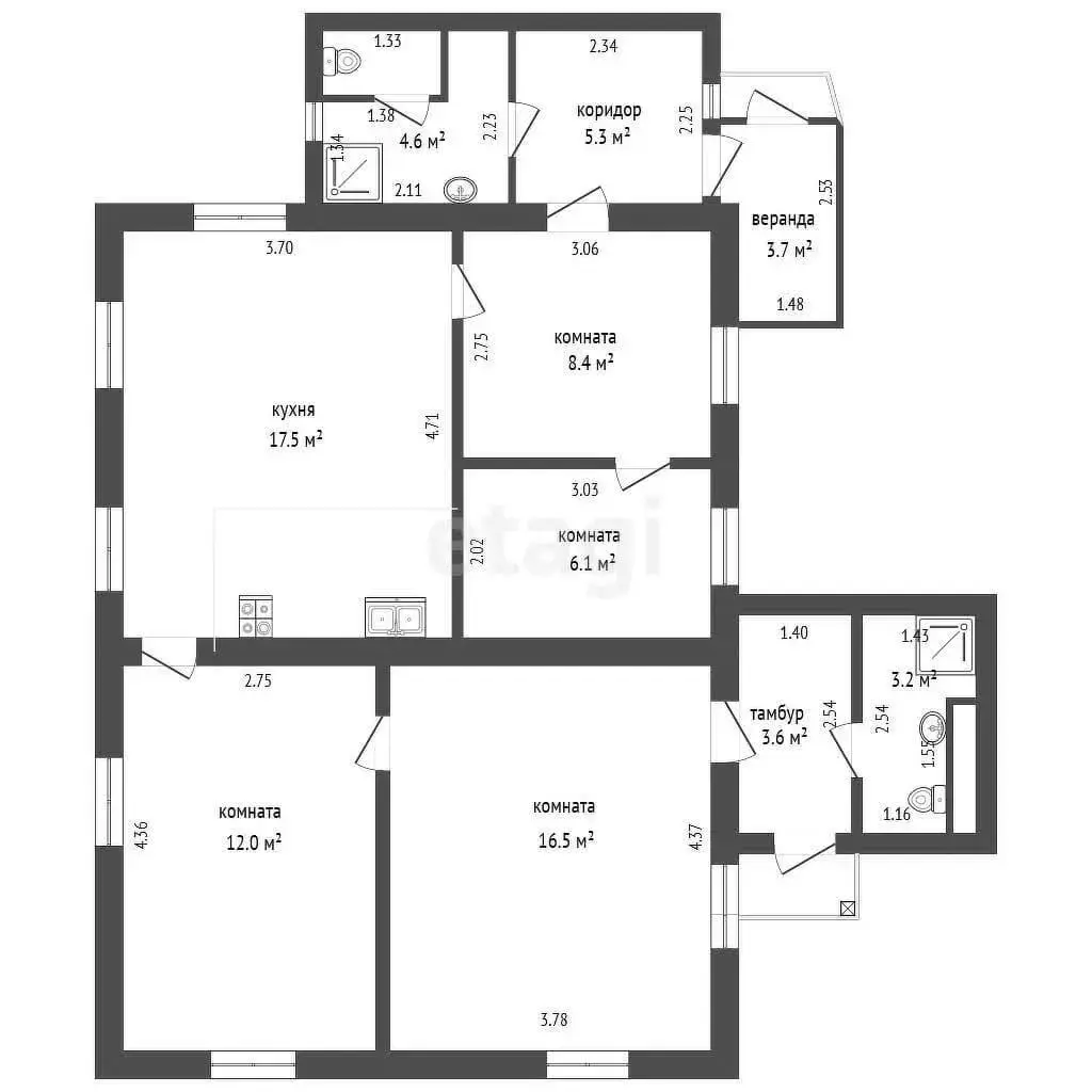 коттедж, Марьина Горка, ул. Пролетарская