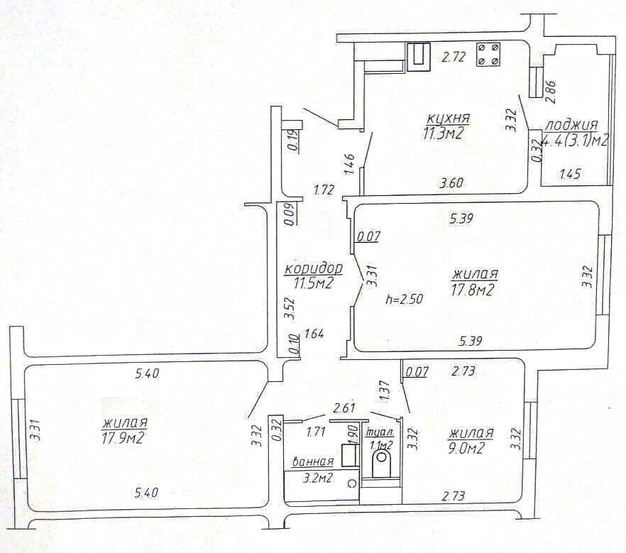 Продажа 3-комнатной квартиры в Минске, ул. Аладовых, д. 17, 105000 USD, код: 1102636 - фото 6