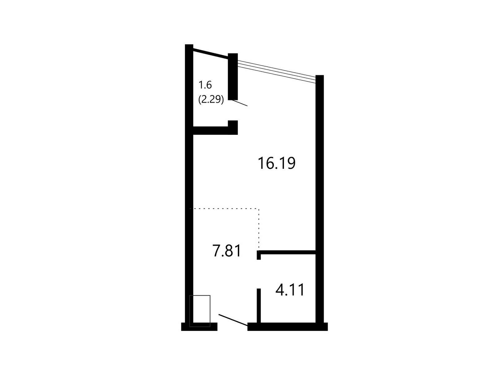 Продажа 1-комнатной квартиры в Минске, ул. Брилевская, д. 27, 47500 USD, код: 992233 - фото 2