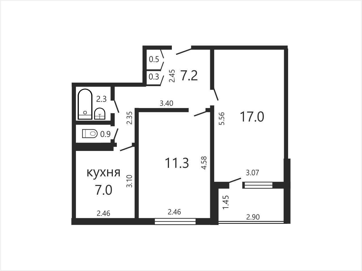 продажа квартиры, Минск, ул. Шугаева, д. 23/2