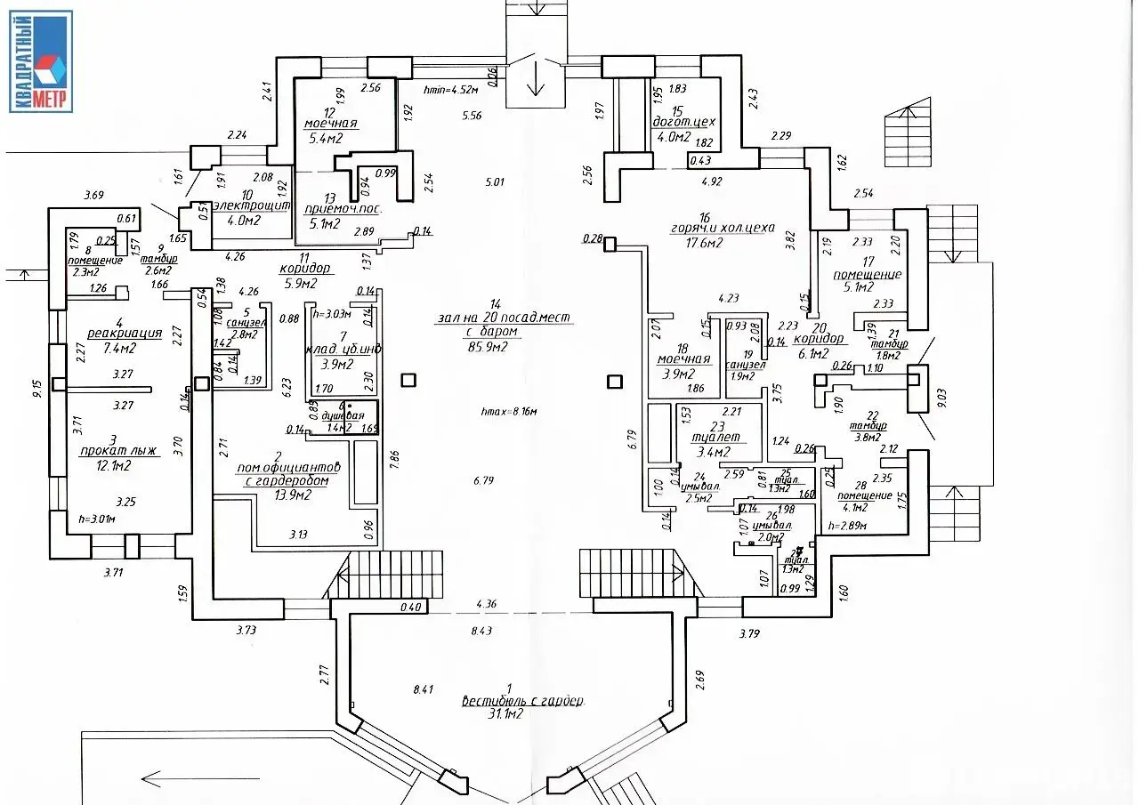 Купить помещение под сферу услуг в Минске, ул. Долгобродская, д. 58 - фото 42