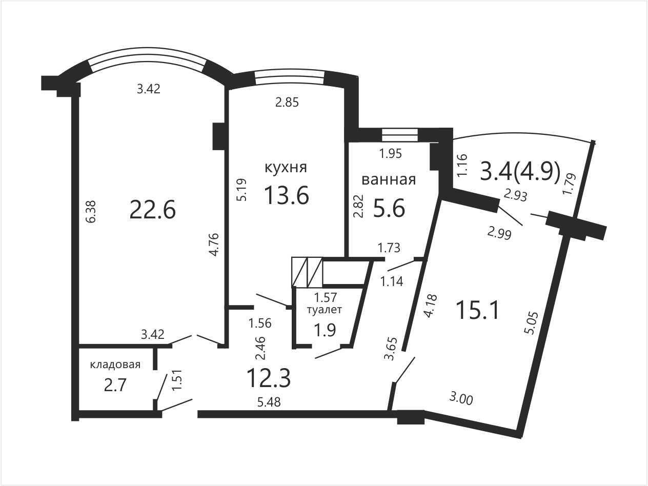 продажа квартиры, Минск, пр-т Дзержинского, д. 123