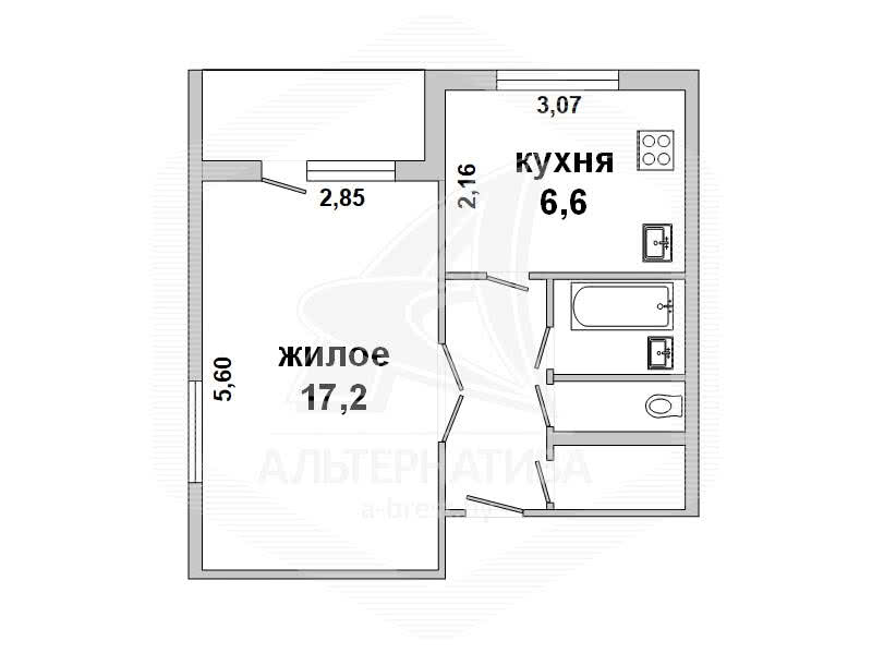 Купить 1-комнатную квартиру в Видомле, , 14000 USD, код: 889873 - фото 2